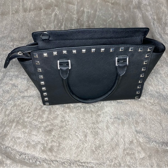 Michael Kors Black Studded Convertible - Picture 5 of 8